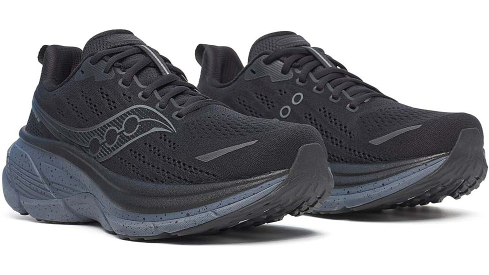 Saucony Hurricane 25 - Mens, Black/Shadow, 10.5, S21026-206-M-10.5