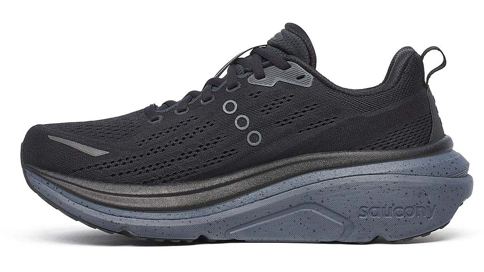 Saucony Hurricane 25 - Mens, Black/Shadow, 10.5, S21026-206-M-10.5