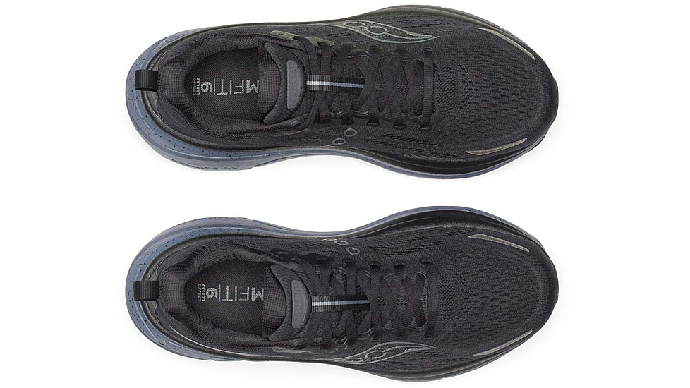 Saucony Hurricane 25 - Mens, Black/Shadow, 10.5, S21026-206-M-10.5