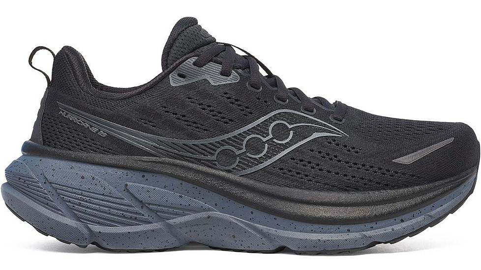 Saucony Hurricane 25 - Mens, Black/Shadow, 10.5, S21026-206-M-10.5