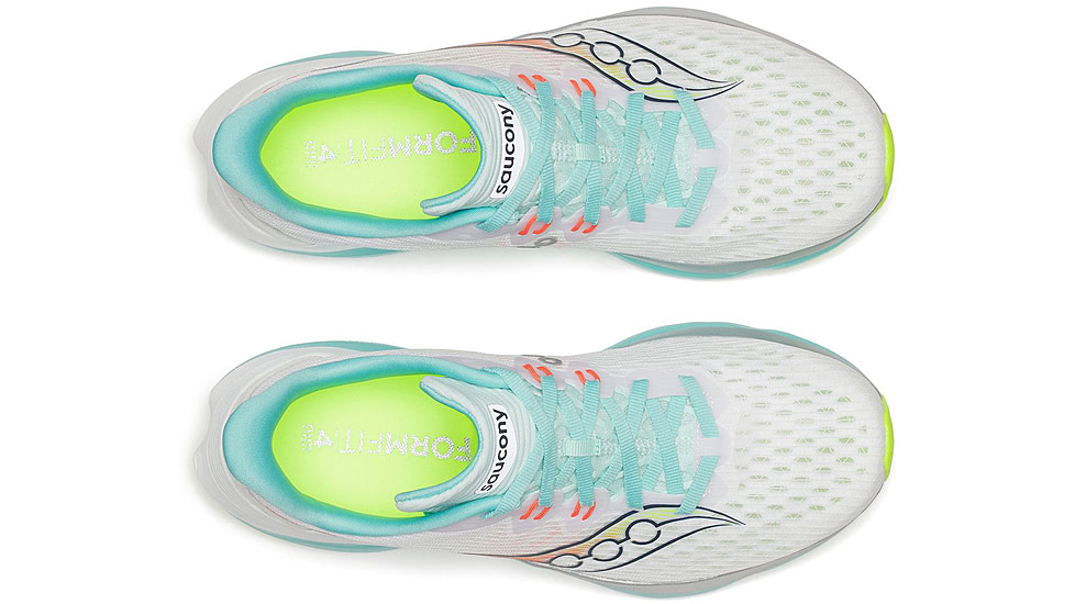 Saucony Kinvara 16, White/Aqua, 9.5, S11020-130-9.5