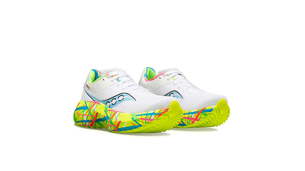 Saucony Kinvara Pro Shoes - Mens, White/Citron, 11.5, Medium, S20847-07-100-M-11.5