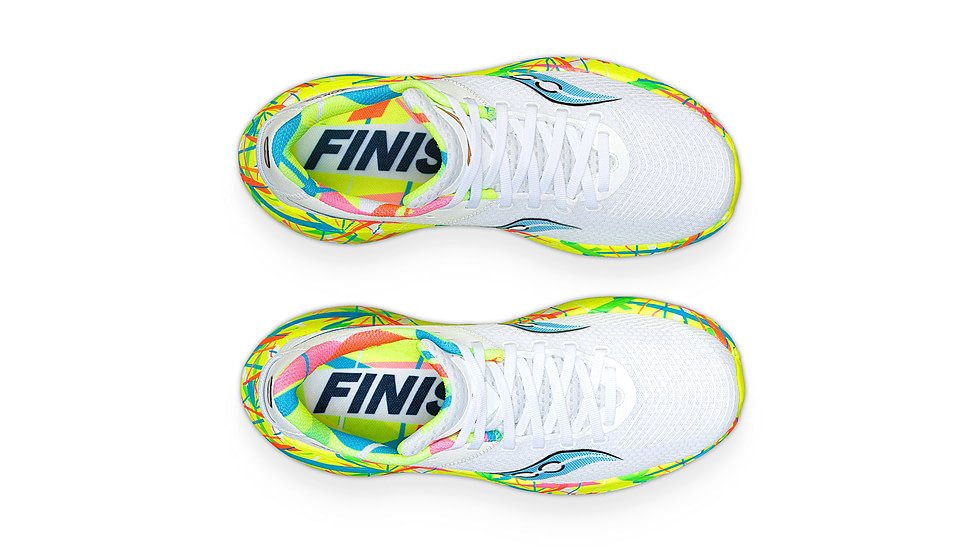 Saucony Kinvara Pro Shoes - Mens, White/Citron, 11.5, Medium, S20847-07-100-M-11.5