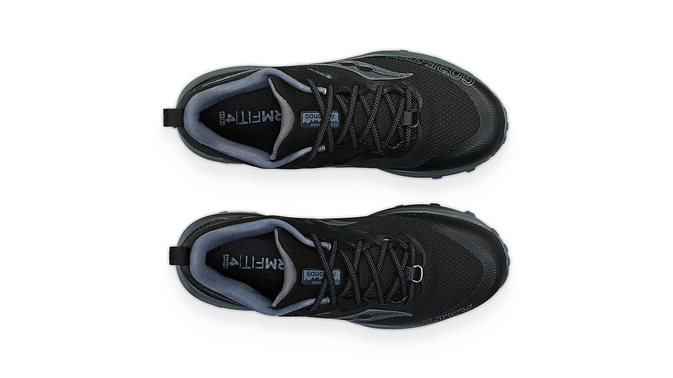 Saucony Peregrine 14 GTX Trail Shoes - Mens, Black/Carbon, 11, Medium, S20918-100-001-M-11