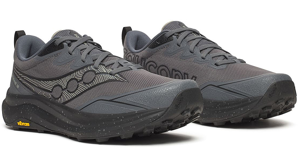 Saucony Peregrine 16, Carbon/Black, 10, S21066-101-10