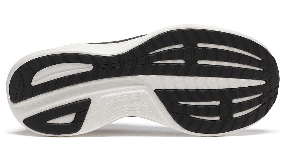 Saucony Ride 18 - Womens, Black/White, 10, S11000-100-M-10