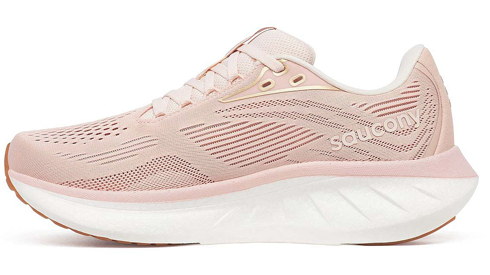 Saucony Ride 18 - Womens, Cameo/Peony, 7, S11000-223-M-7