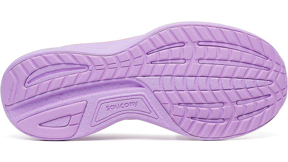 Saucony Ride 18 - Womens, White/Coral, 10, S11000-240-M-10