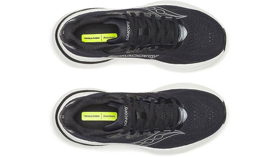 Saucony Ride 19, Black/Silver, 12, S11055-100-12