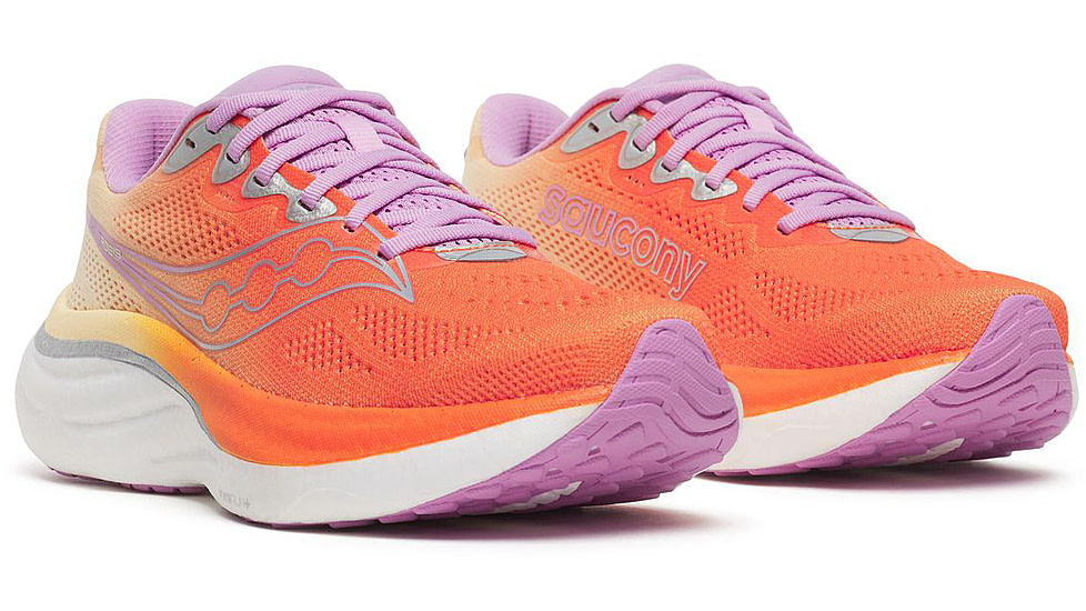 Saucony Ride 19, Fire/Orchid, 9, S11055-126-9