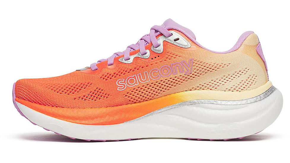 Saucony Ride 19, Fire/Orchid, 9, S11055-126-9