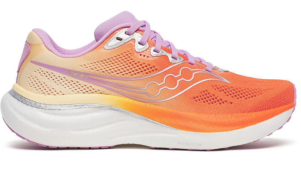 Saucony Ride 19, Fire/Orchid, 9, S11055-126-9