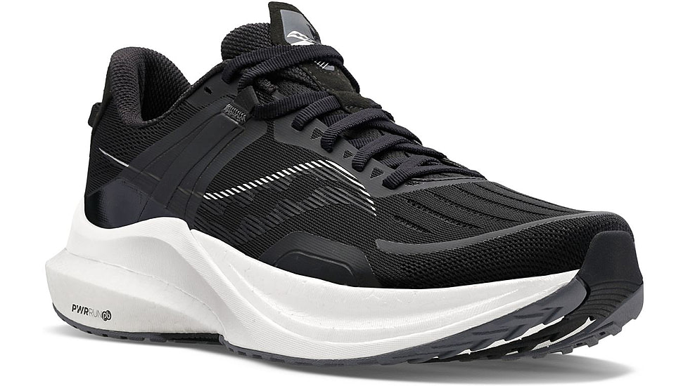 Saucony Tempus Shoes - Mens, Black/Fog, 13, Medium, S20720-05-001-M-130