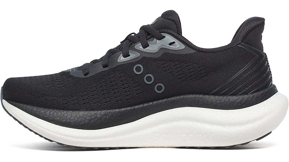 Saucony Triumph 23 - Womens, Black/White, 8.5, S11023-200-M-8.5