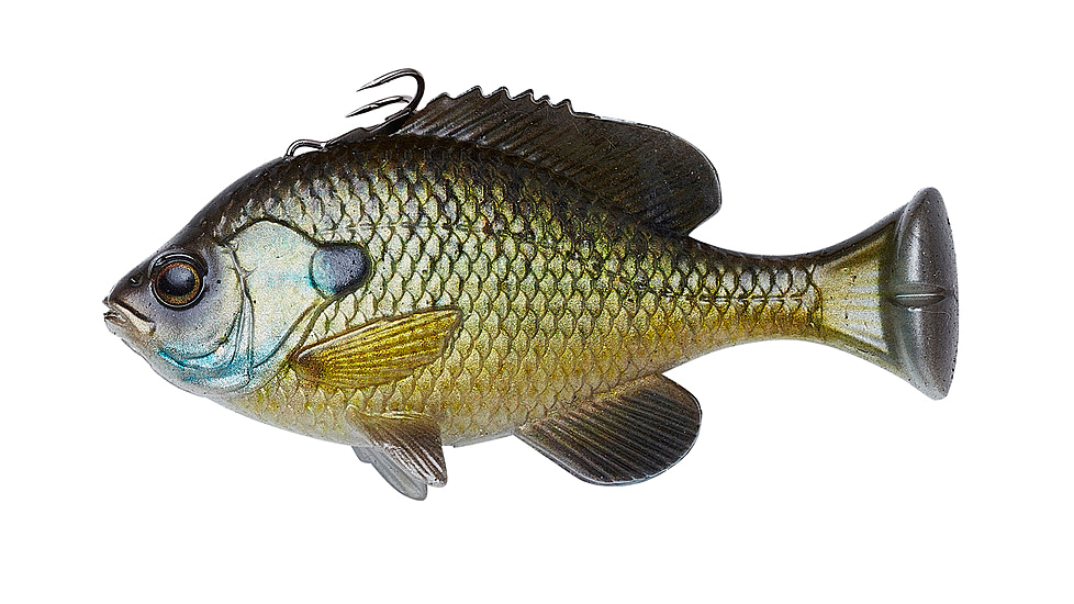 Savage Gear Pulse Tail Bluegill Line Thru Soft Bait, Pack of 1, 5.5in, 3oz, Bream, 1586251
