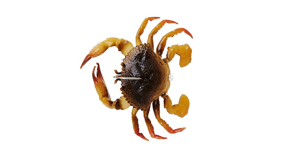 Savage Gear Toughtec Crab Soft Bait, Pack of 1, 1in, Light Brown Olive, 1586649