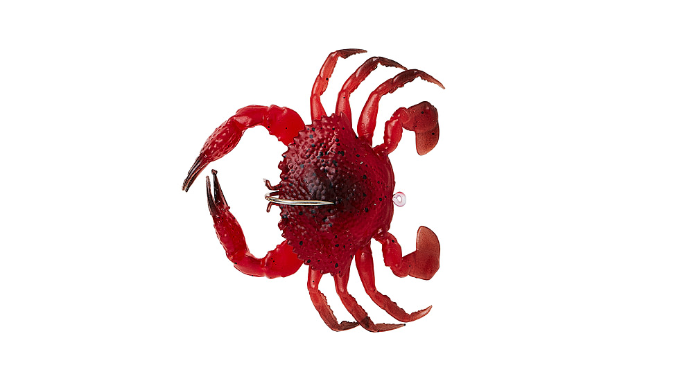 Savage Gear Toughtec Crab Soft Bait, Pack of 1, 0.75in, Crimson Crab, 1586647