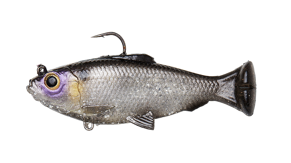 Savage Gear Pulse Tail Baitfish RTF Soft Bait, Pack of 1, 3in, Silver Black Back, 1586284