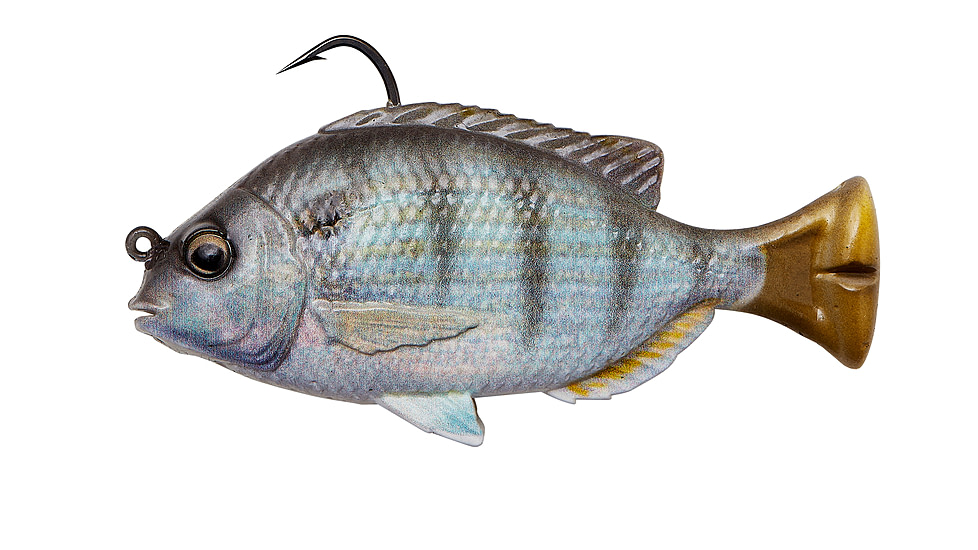 Savage Gear Pulse Tail Pinfish RTF Soft Bait, Pack of 1, 4in, White Pinfish, 1585905