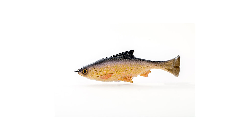 Savage Gear Pulse Tail Shiner Loose Body Soft Bait, Pack of 1, 4in, Gold Shad, 1585594