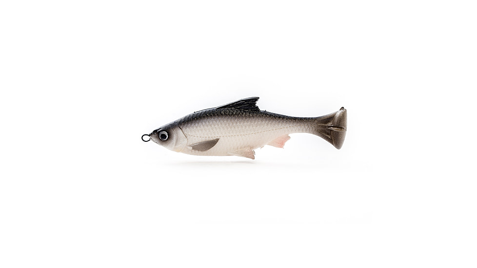 Savage Gear Pulse Tail Shiner Loose Body Soft Bait, Pack of 1, 4in, White, 1585599