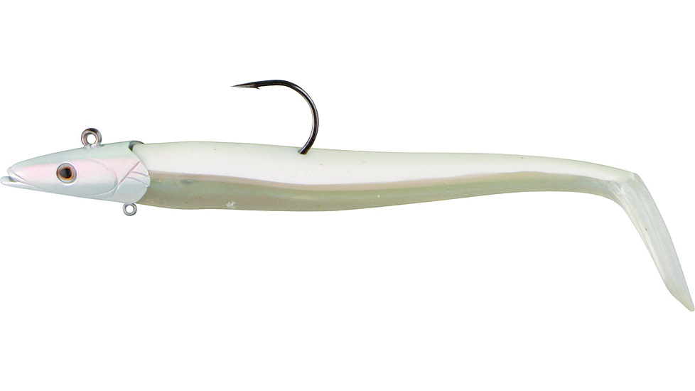 Savage Gear Sandeel Soft Bait, Pack of 2, 5in, Real Pearl, 1587023