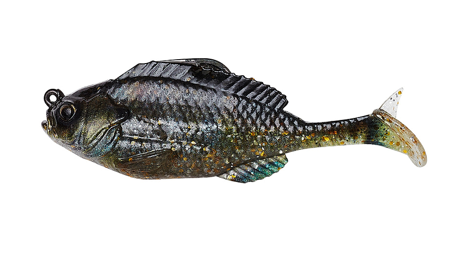 Savage Gear Structure Gill Soft Bait, Pack of 1, 2.4in, Ghost Gill, 1586349