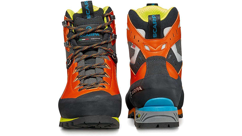 Scarpa Charmoz HD Mountaineering Shoes - Mens, Shark/Orange, 42.5, 71052/250-SrkOrg-42.5
