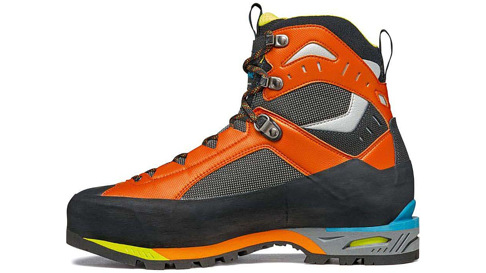 Scarpa Charmoz HD Mountaineering Shoes - Mens, Shark/Orange, 42.5, 71052/250-SrkOrg-42.5
