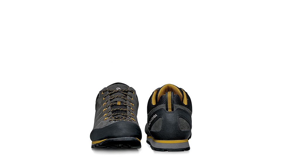 Scarpa Crux Shoes - Mens, Shark/Mustard, 43.5, 72053/350.8-SrkMus-43.5