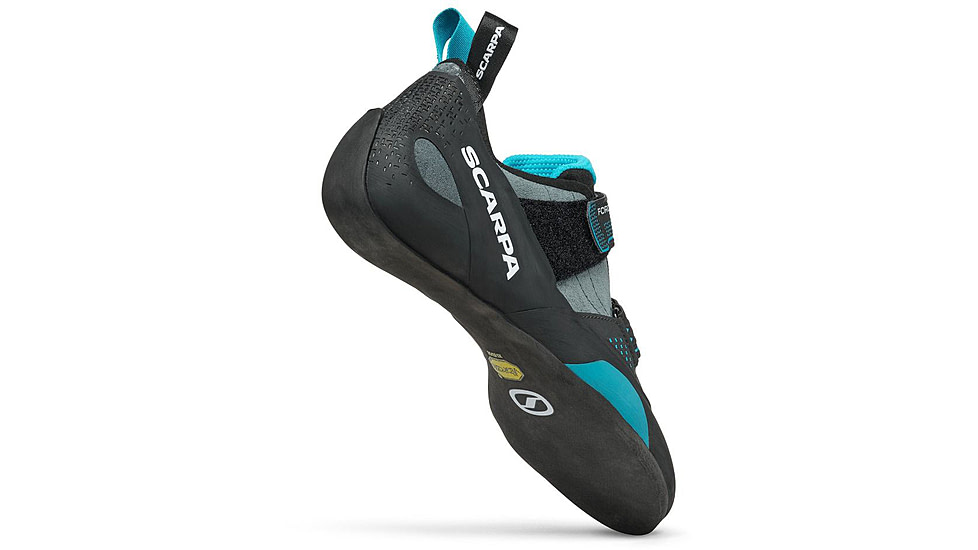 Scarpa Force Climbing Shoes - Mens, Conifer/Azure, 43, 70049/001-ConAzr-43