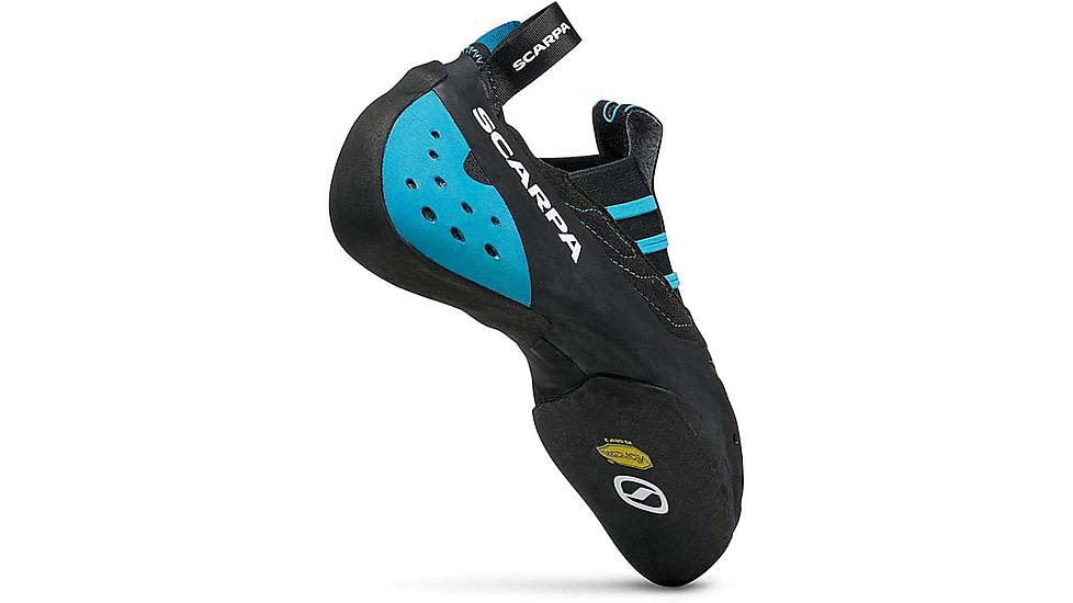 Scarpa Instinct S Climbing Shoes, Black/Azure, 38.5, 70039/000-BlkAzr-38.5