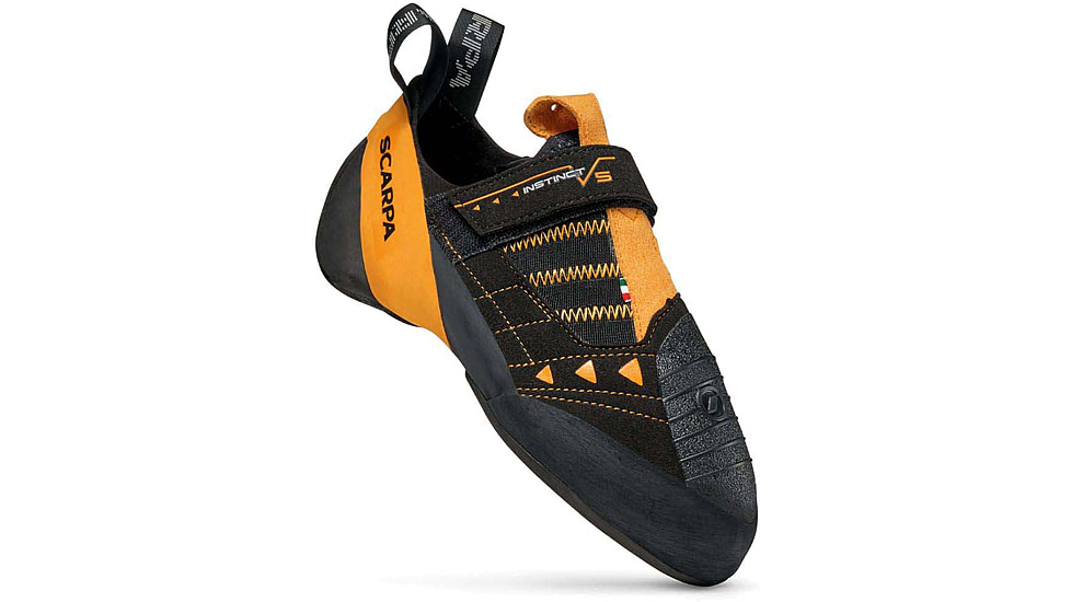 Scarpa Instinct VS Climbing Shoes, Black/Orange, 50, 70013/000-BlkOrg-50