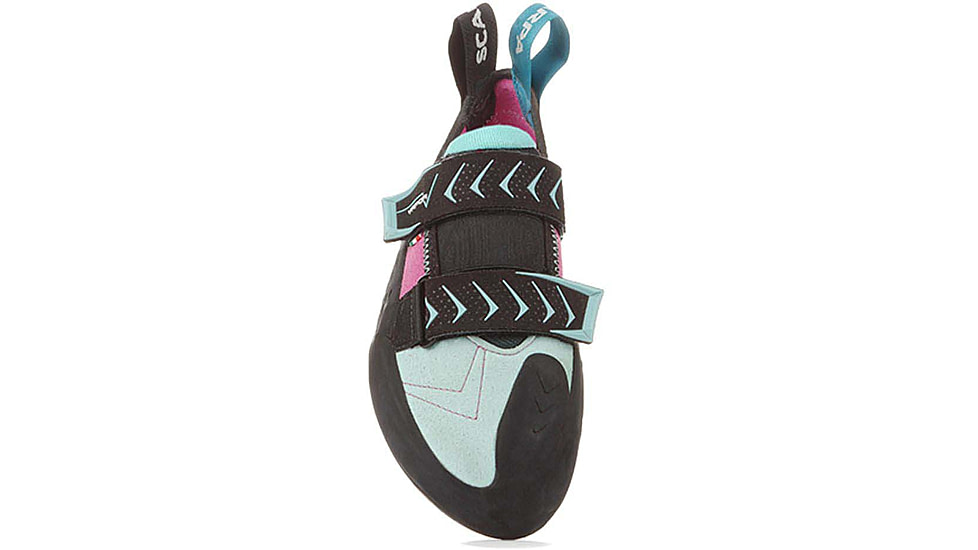 Scarpa Vapor V Climbing Shoes - Womens, Dahlia/Aqua, 37.5, 70040/002-DalAqua-37.5