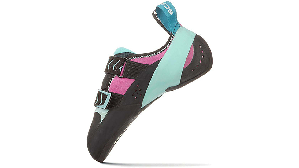 Scarpa Vapor V Climbing Shoes - Womens, Dahlia/Aqua, 37.5, 70040/002-DalAqua-37.5