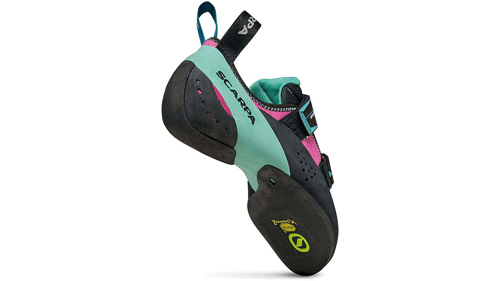 Scarpa Vapor V Climbing Shoes - Womens, Dahlia/Aqua, 37.5, 70040/002-DalAqua-37.5