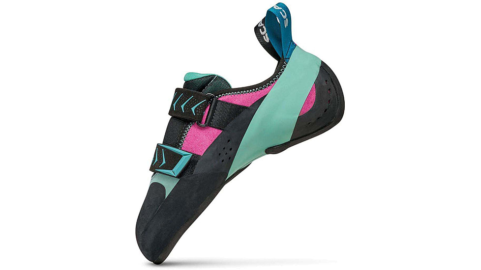 Scarpa Vapor V Climbing Shoes - Womens, Dahlia/Aqua, 37.5, 70040/002-DalAqua-37.5
