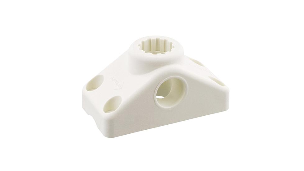 Scotty 241 Side Deck Mount, White, 0241-WH