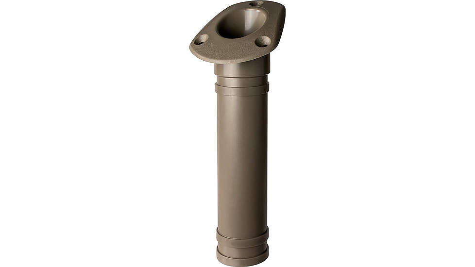 Sea-Dog Flush Mount 9-3/16in Rod Holder, Flat Dark Earth, 325166-1