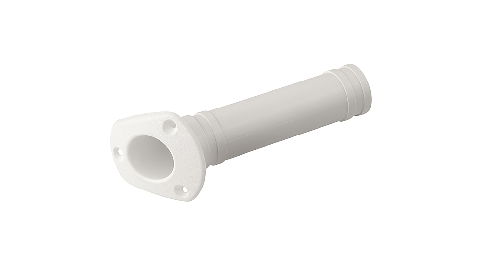 Sea-Dog Flush Mount Rod Holder - White 77701