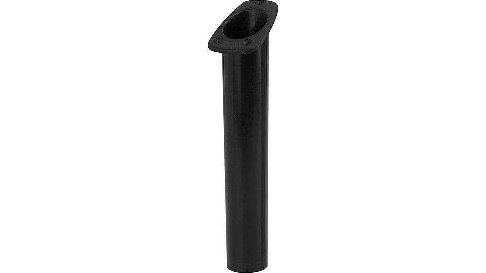 Sea-Dog Narrow Gunnel Flush Mount Rod Holder - Black 77692