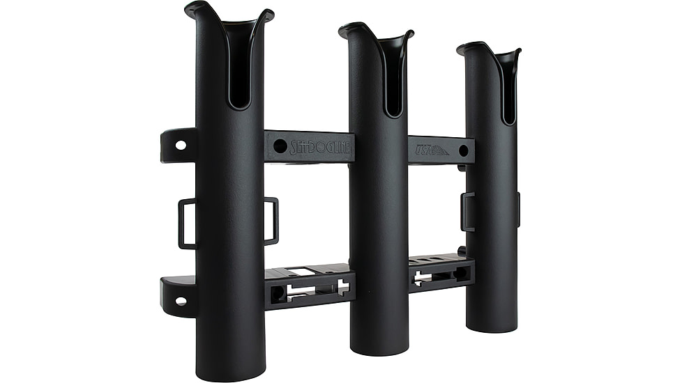 Sea-Dog Triple Threat Three Pole Rod Holder - Black, 325033-1