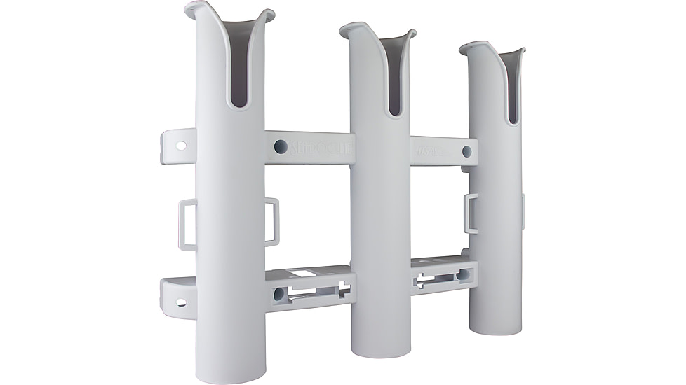 Sea-Dog Triple Threat Three Pole Rod Holder - White, 325032-1