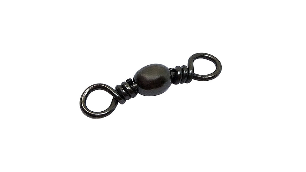 Sea Striker Twisted Barrel Swivel Size 1 Black 5 pack, SSTBSBK-1