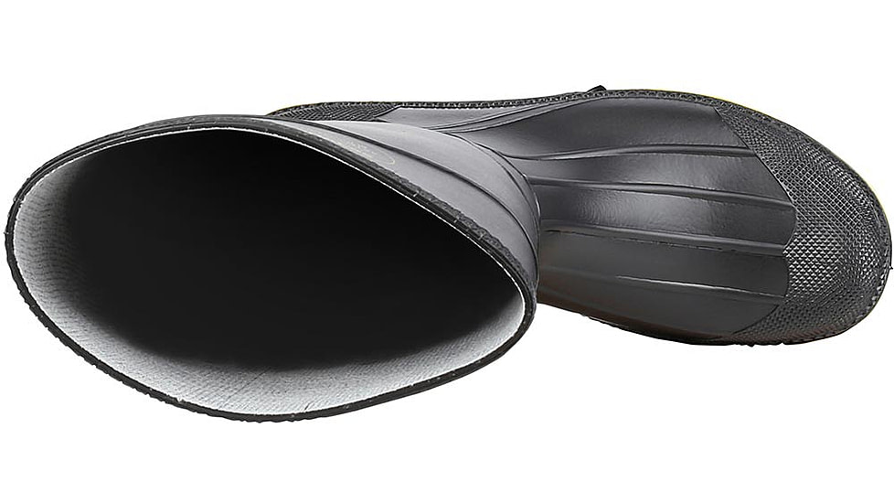 Servus SFTM Overboot Slip-On 4 in - Mens, Black / Yellow, 7, 75109-BLM-070