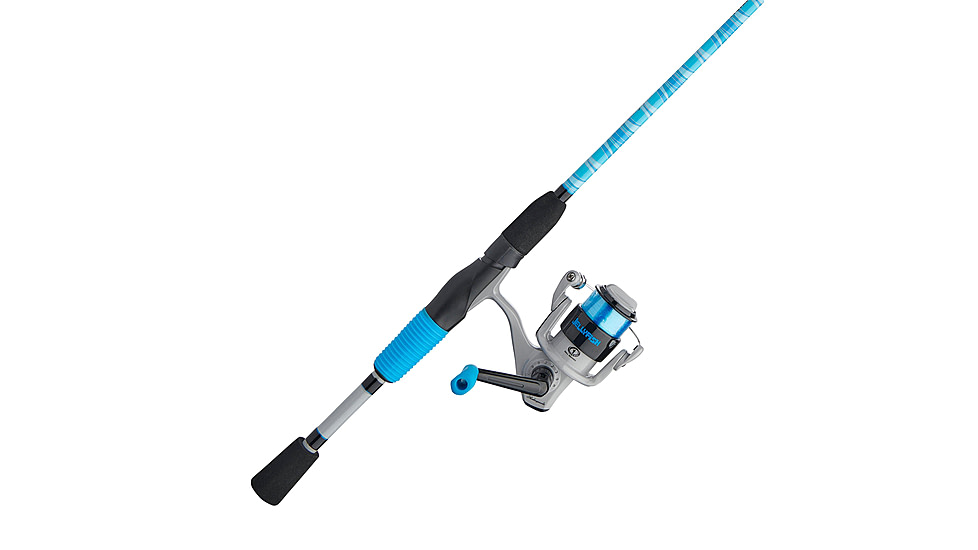 Shakespeare Jellyfish Spinning Combo, 5.2/1, 30, 5ft. 6in. Rod Length, Medium Power, 2 Pieces Rod, Blue, JLYF30/56M-B