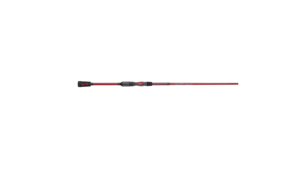 Shakespeare Ugly Stik Carbon Spinning Rod, 2 Piece, Medium, Fast, 8 Guides, 1/8-1/2oz Lures, 66, USCBSP662M