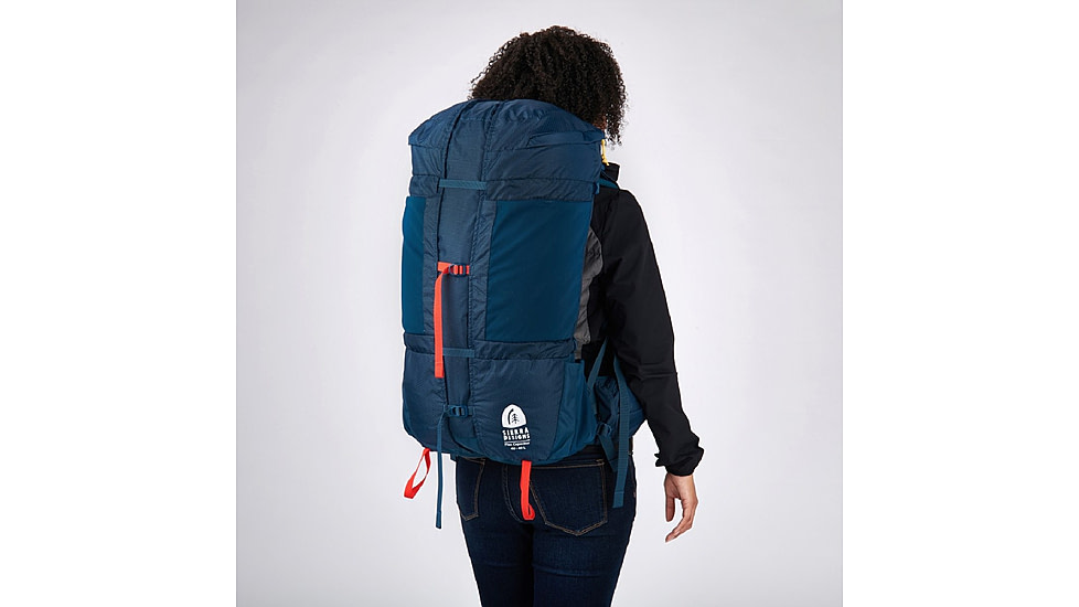 Sierra Designs 40-60L Flex Capacitor Backpack, Majolica Blue, Medium/Large, 80710223MJB-M/L