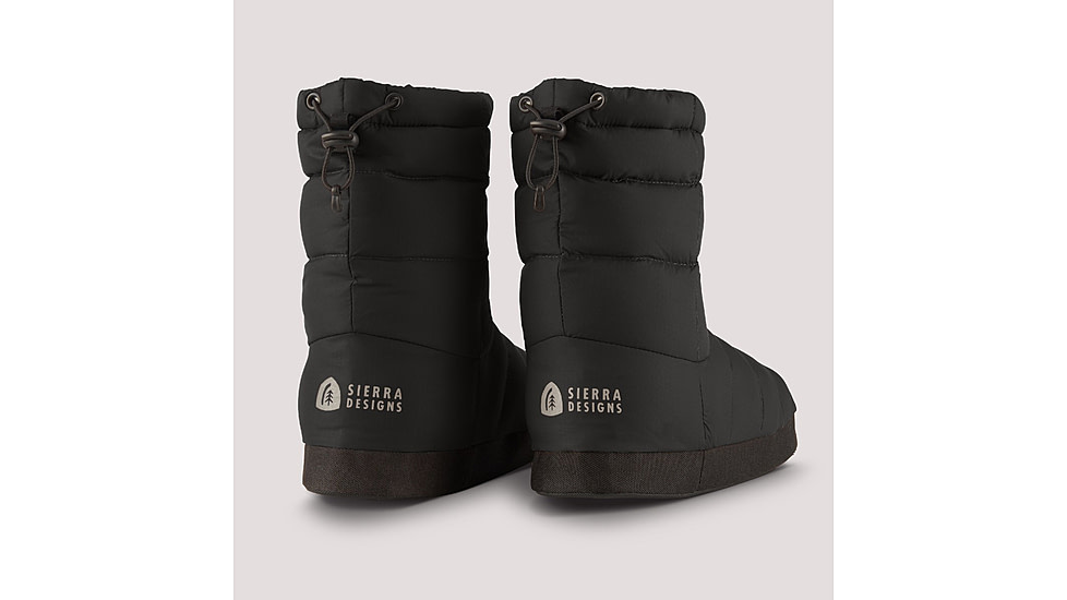 Sierra Designs Down Bootie, Black, Small, 44594823BK-SM