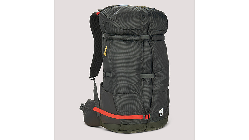 Sierra Designs Flex Hike 20-30L Backpacks, Peat/Fiery Red, 80711823PT